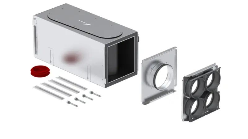 Zehnder ComfoWell 220 Silencer Kit RLC 4XDN90/P + CW-P 220 DN125 zehnder 990323702