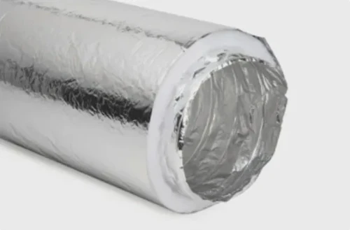 Sanutal Flex ven tilatieflexibel alu met isolatie 25 mm met barrier (lengte 10m) 102 mm - prijs per doos van 10 m 99.FLEXB25102