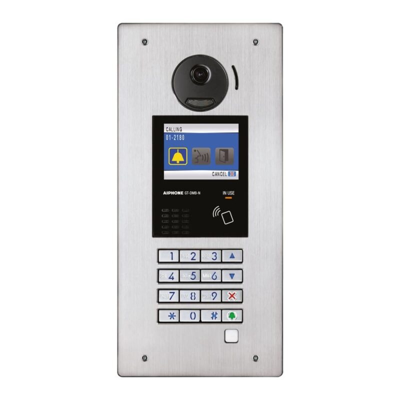 AIPHONE INOX INBOUWDEURPOST