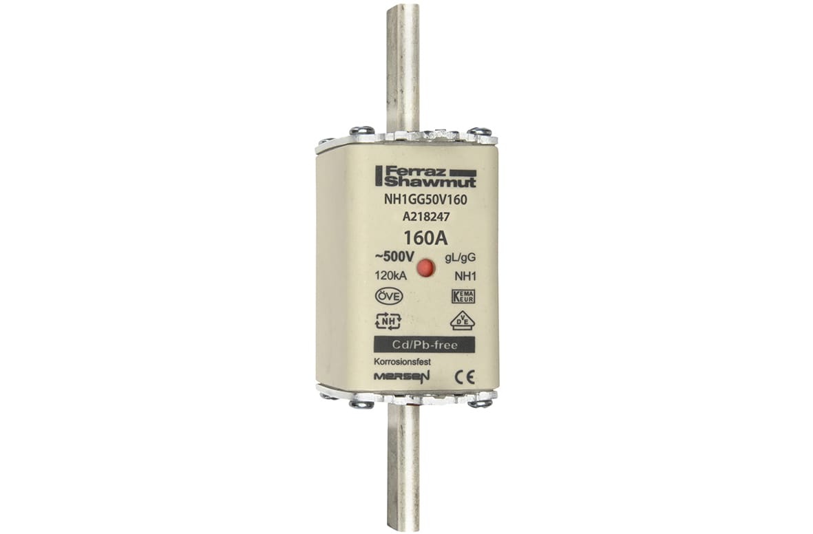 Mersen Meszekering Grootte: 1 gG 500V 160A A218247