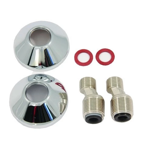 Ideal Standard S-koppeling 1/2 x 3/4 - chroom A963490AA