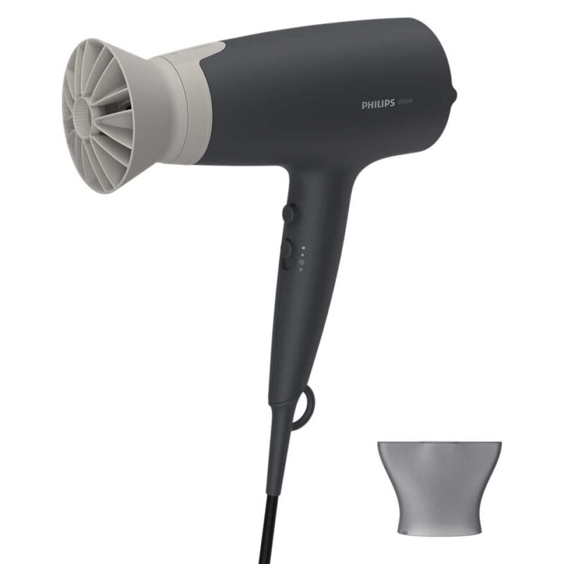 Philips Consumer Haardroger 2100W 6 warmte- en snelheidsstanden ThermoProtect-hulpstuk BHD351/10
