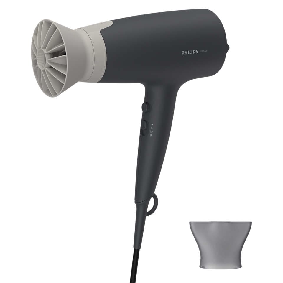 Philips Consumer Haardroger 2100W 6 warmte- en snelheidsstanden ThermoProtect-hulpstuk BHD351/10