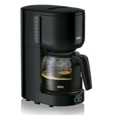 BRAUN Koffiezetapparaat PurEase - 1000W - met Brita waterfilter - zwart BHKF3120BK