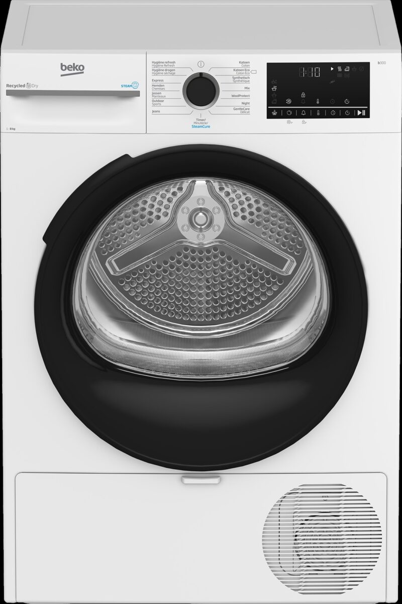BEKO Droogkast warmtepomp 8kg 15 programma's C BM3T3824W