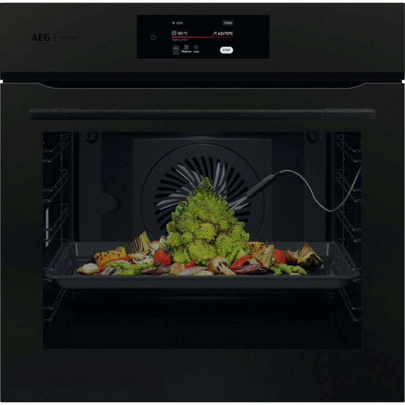 AEG Heteluchtoven pyrolyse mat zwart BP7200T