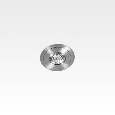 ORBIT Duo inbouwspot rond 1x50W MR16 12V D=90mm geborsteld alu BS2556