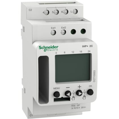 Schneider Distribution Programmeerbare schakelklokken IHP+ 2 kanalen smart CCT15553