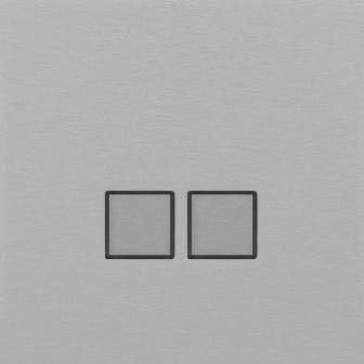 CJC Systems LOLA CARRÉ - 2 FLAT SQ P-B NO LEDS RAL9005 CJC2132R