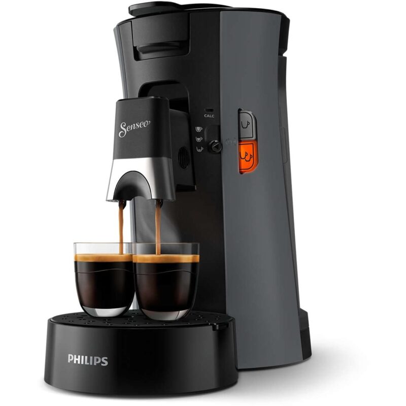 Philips Consumer Koffiezetapparaat Senseo Select met pads Intensity Plus Crema Plus donker grijs CSA230/50