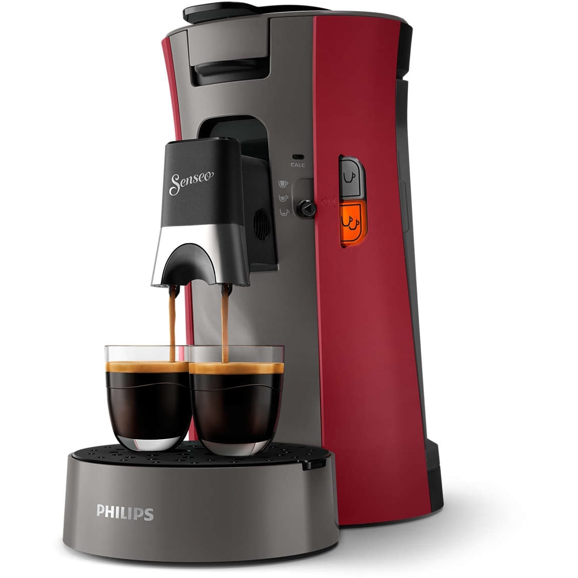 Philips Consumer Koffiezetapparaat Senseo Select met pads Intensity Plus Crema Plus rood CSA230/90