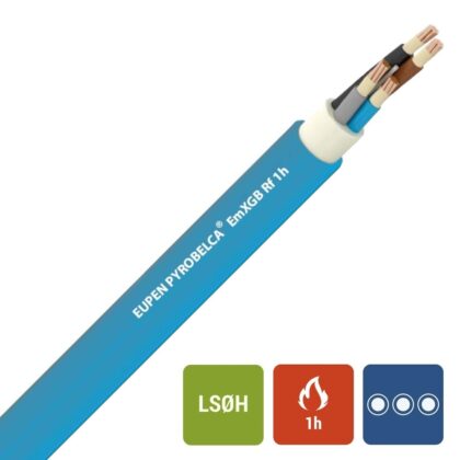 Veiligheidskabel Pyrobelca EMXGB NBN C 30-004 F2 FR2 RF1h NBN C 30-004 SD/ST/SA blauw 1kV 4G95 D444041