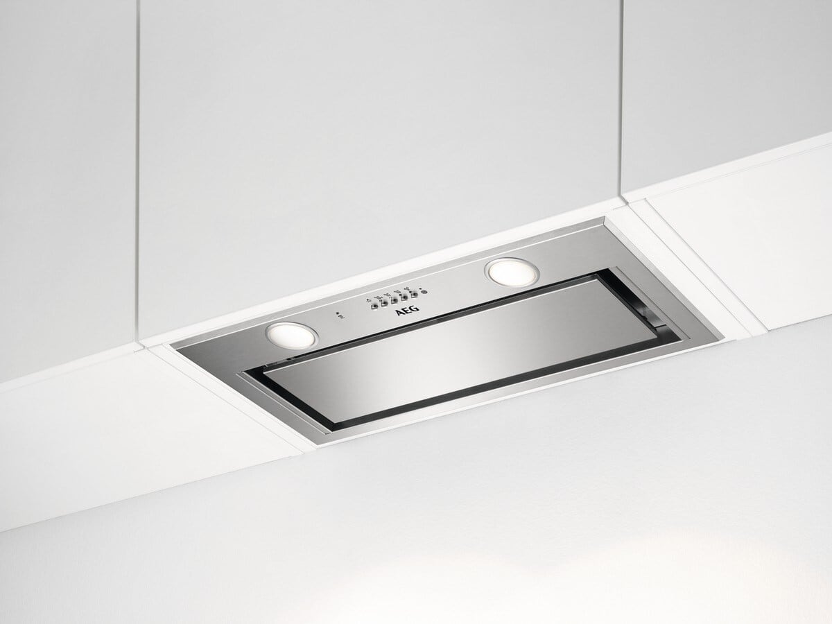 AEG Dampkap inbouwgroep Hidden - Hob2Hood - 700m³/u - 54cm - A - inox DGE5661HM