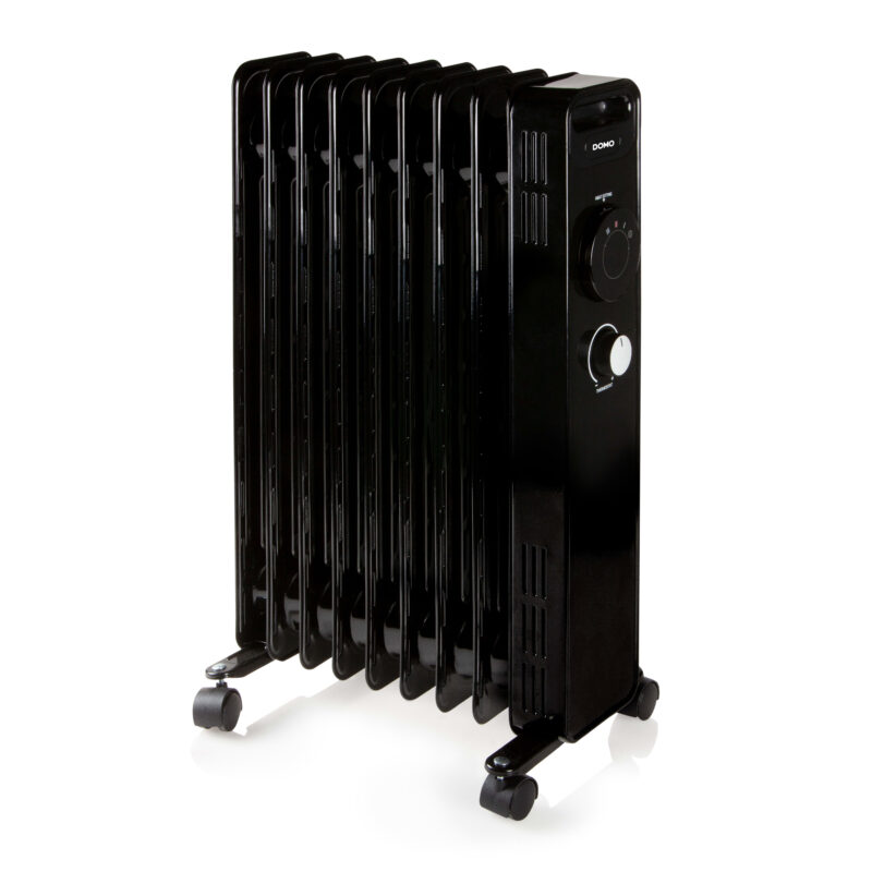 DOMO Olieradiator 2000W 9 leden 3 standen zwart DO7327R