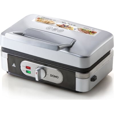 DOMO Snackmaker 3-in-1 - 1000W - croque / wafel / grill DO9136C
