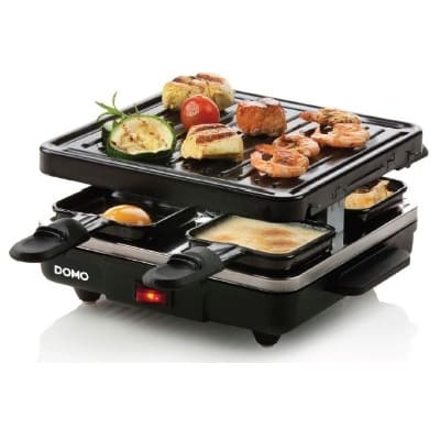 DOMO Raclette / grill Just Us - 21x21cm - 4 personen DO9147G