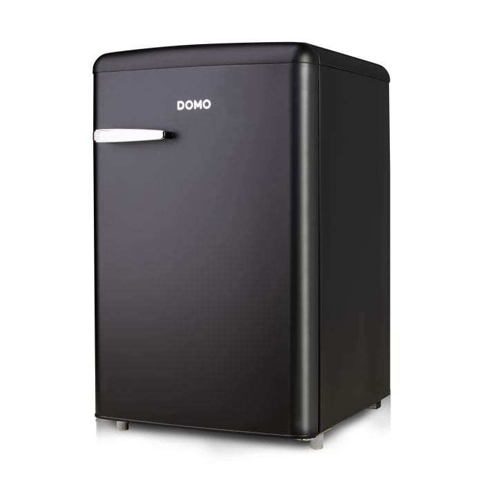 DOMO Retro diepvriezer mat zwart 80L C DO91771R