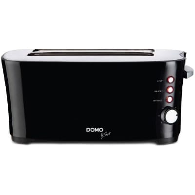 DOMO Broodrooster B-Smart - 2 sleuven / 4 toasts - 7 standen - Cool touch - zwart DO961T
