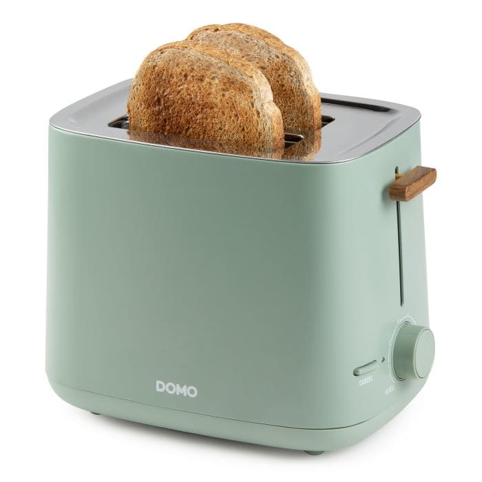 DOMO Broodrooster Wood You groen 2 sneden DO973T