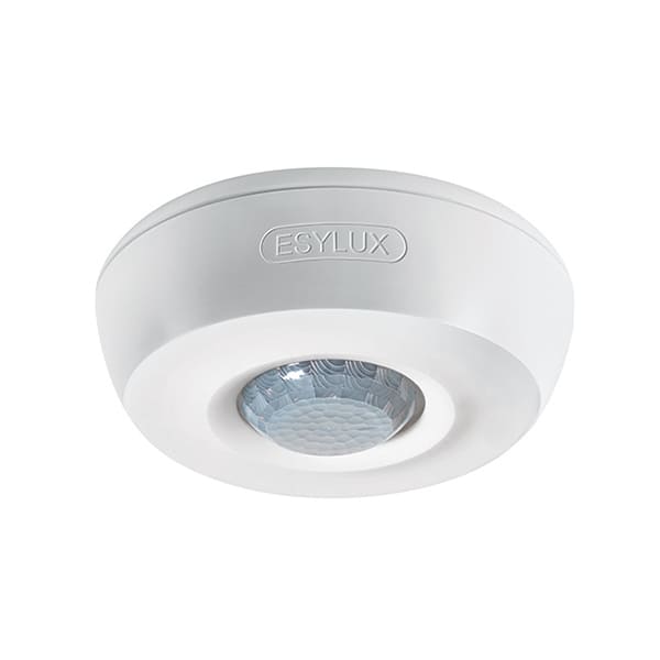Esylux Aanwezigheidssensor met 360° detectiehoek en voor plafondmontage   Bereik tot 8 EB10430435