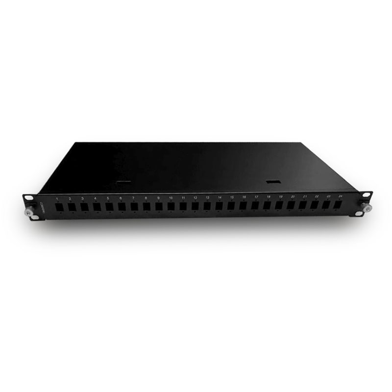 Corning ECO Panel LC Duplex. 19inch 1U housing