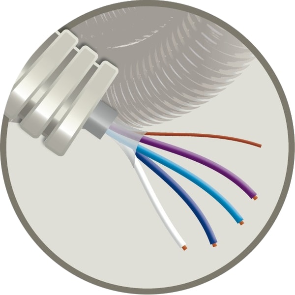 ELFLEX Elflex voorbedrade buis 16mm grijs + telefoniekabel VVT 1X4X0