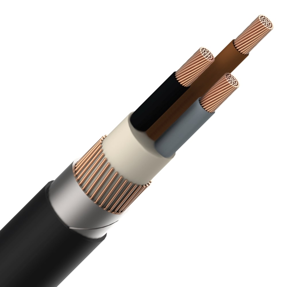 ENERGIEKABEL EXAVB energiekabel XLPE/PVC gewapend 1kV Cca s3d2a3 3X16mm² EXAVB3X16-CCA B 1000
