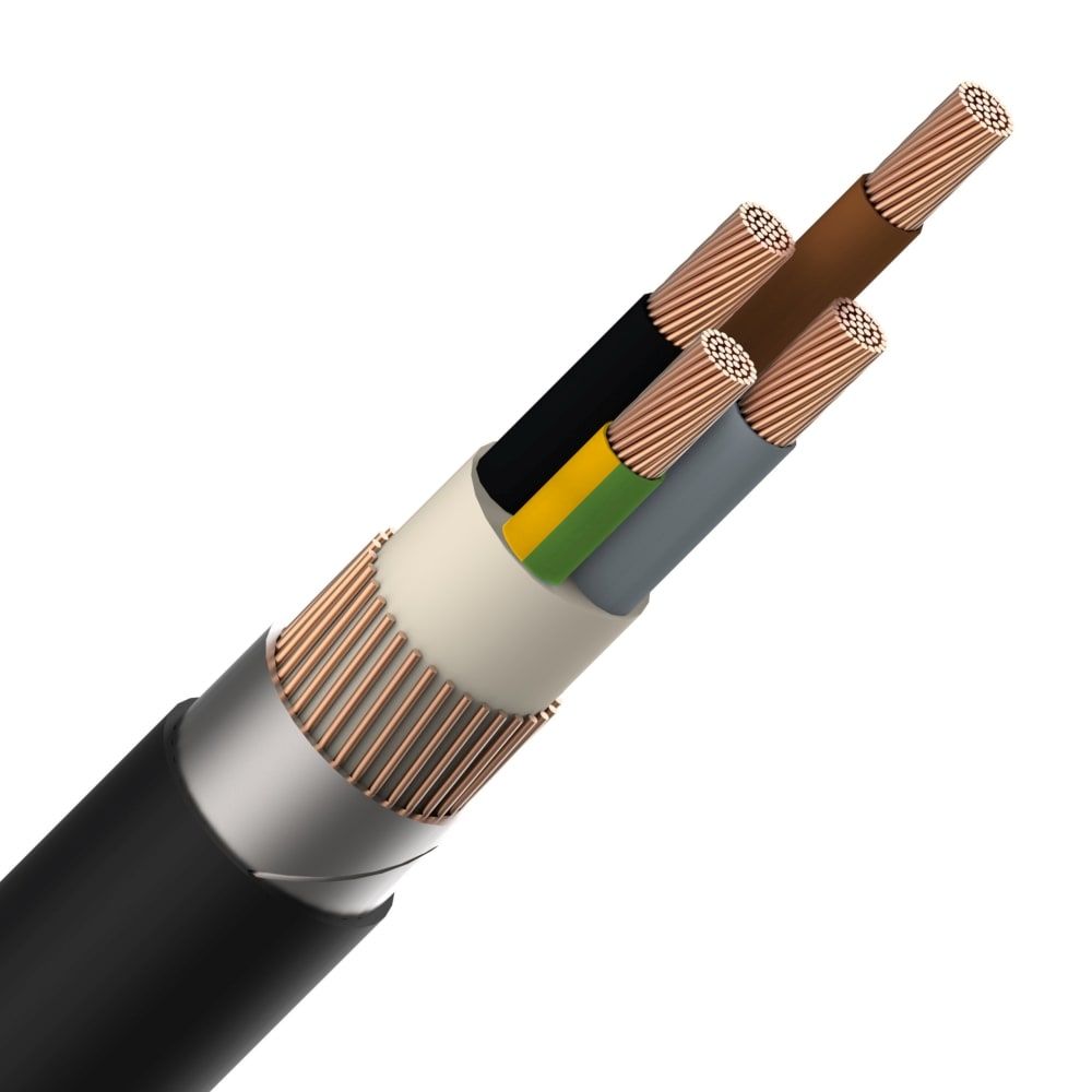 ENERGIEKABEL EXAVB energiekabel XLPE/PVC gewapend 1kV Cca s3d2a3 4G25mm² EXAVB4G25-CCA B 1000