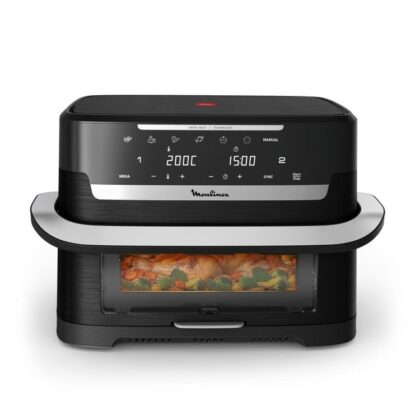 MOULINEX Airfryer Ever Fry Dual Flex XXL 9l (55l+35l) 2700W Flexibele zones EZ9278F0