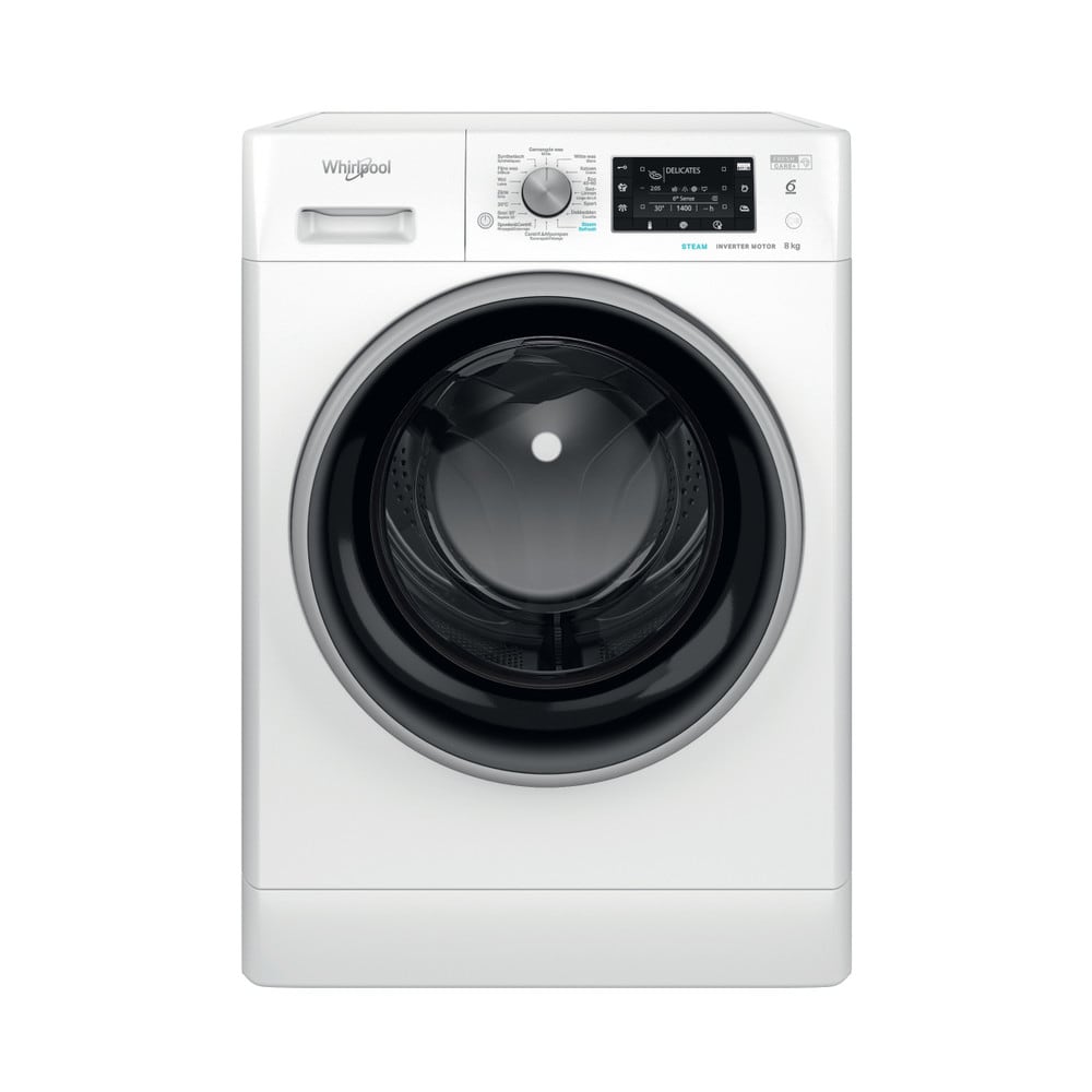 WHIRLPOOL Vrijstaande Wasmachine voorlader