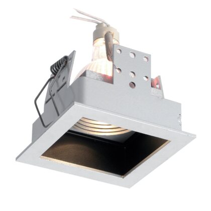 PSM LIGHTING FOX inbouwspot - vierkant - vast metaalgrijs FOX.FIX.ES50.11.11