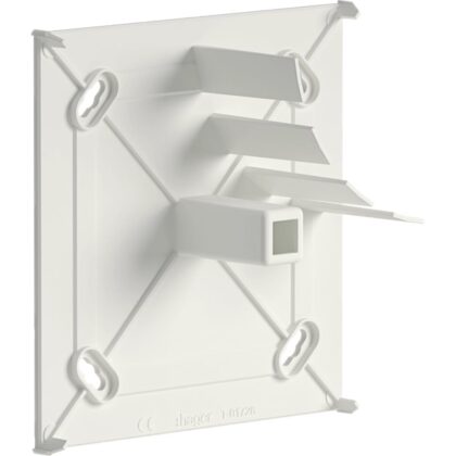 HAGER Vlakke hoek voor GT/GTH 55x130mm