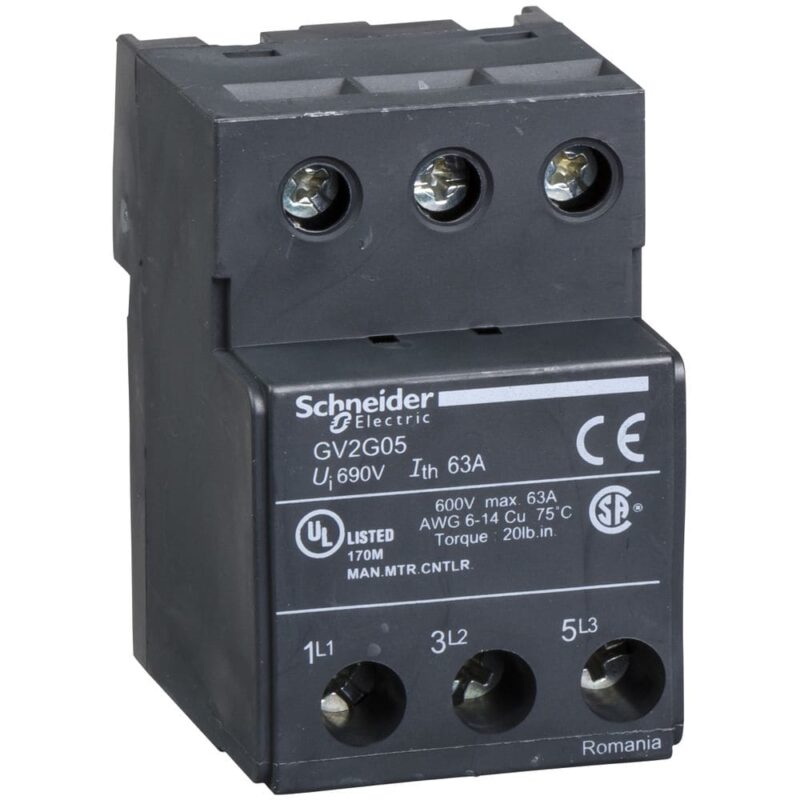 Schneider Automation Klemmenblok voor voeding van GV2G voedingskammen GV2G05