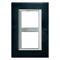 BTICINO Axo afdekpl 2x2 nighter hartafstand 57mm HA4832M2VNB