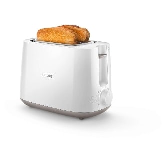 Philips Consumer Broodrooster Daily Collection - 2 sleuven - 8 standen - wit HD2581/00