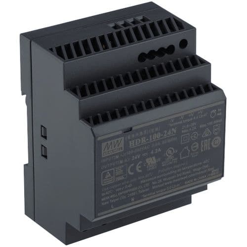 Mean Well LED voeding 100W 24V versie N HDR-100-24N