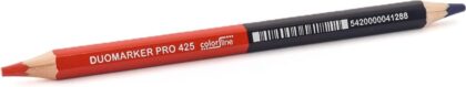 Color-Line DUO MARKER  DUO 425  50% rood / 50% blauw - Ø 10 mm x 17