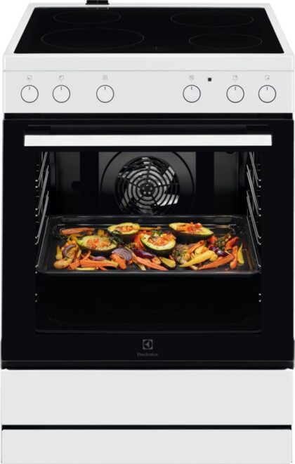 ELECTROLUX Fornuis met vitro kookplaat en multifunctie oven