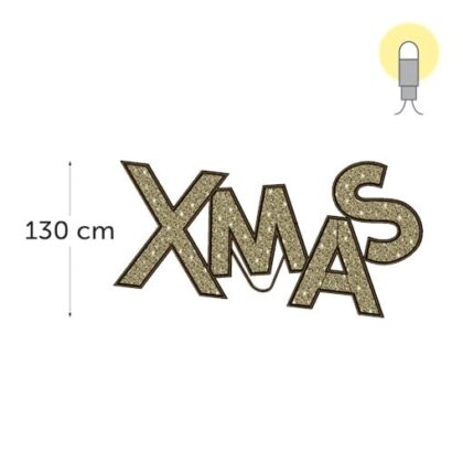 KERSTVERLICHTING XMAS 2D Moa LED warm wit 130x250x30cm 12W 259L 20%FL 24V LMS231