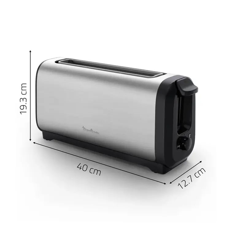 MOULINEX Toaster Subito inox lange sleuf