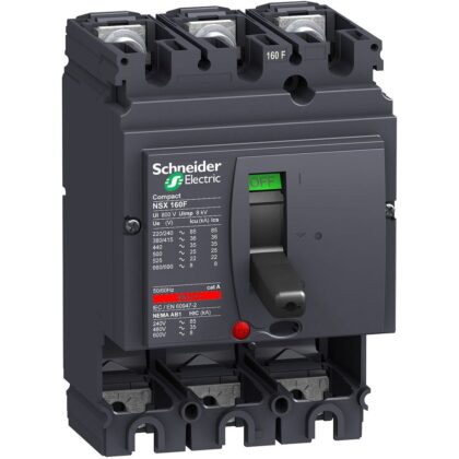 Schneider Distribution Omhulsel NSX160F 3P zonder beveiliging (losser) vast vooraansluiting LV430403