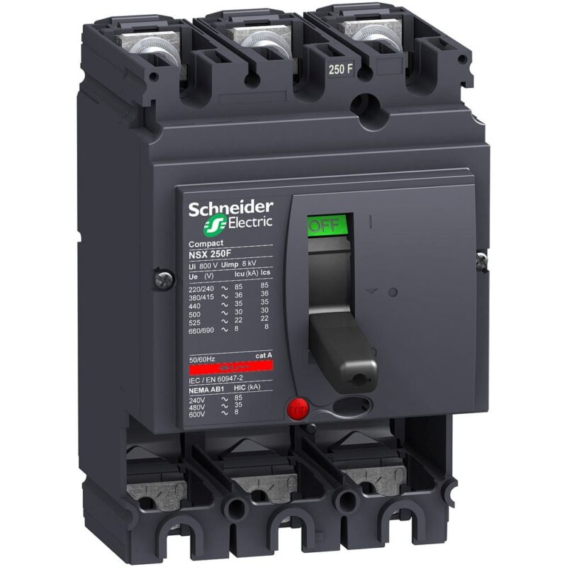 Schneider Distribution Omhulsel NSX250F 3P zonder beveiliging (losser) vast vooraansluiting LV431403