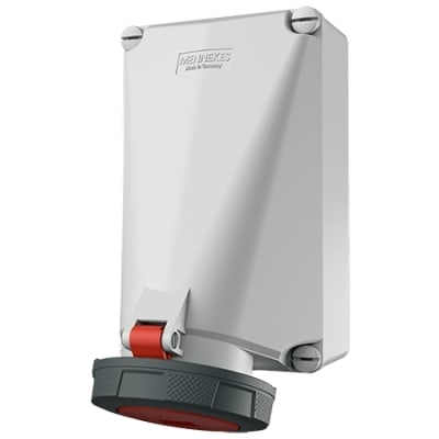 MENNEKES Wandcontactdoos 125A 5P 6H 400V rood IP67 M143