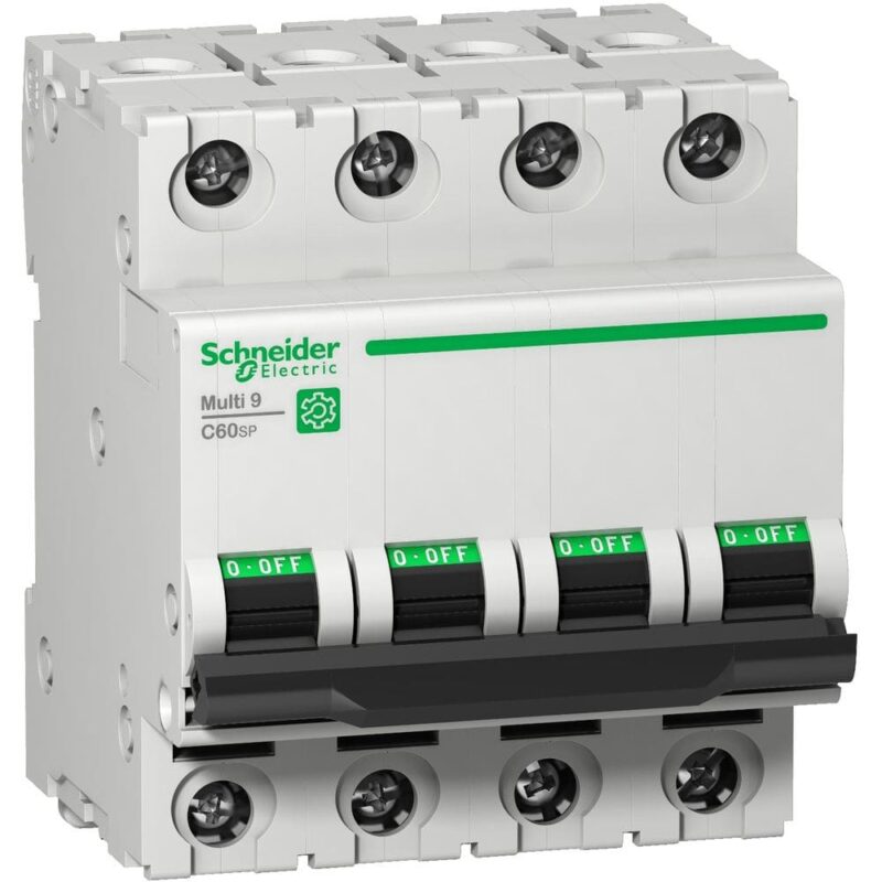 Schneider Distribution MULTI9 C60SP 4P C 13A 10KA UL1077 M9F22413