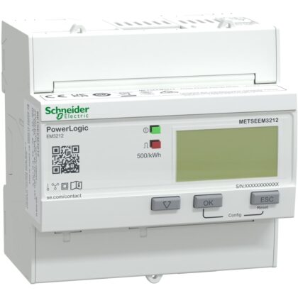 Schneider Distribution Energiemeter kWh - 63 A - rechtstreekse aansluiting - klasse 1 - METSEEM3212