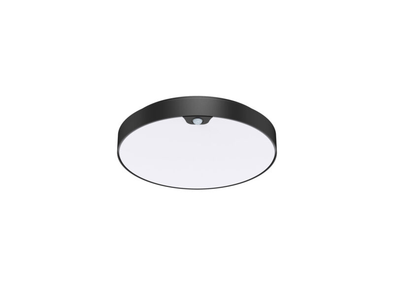 UNI-BRIGHT MOON Eclipse PIR 250mm 10-15W zwart CCT MNECPIR250BCCT