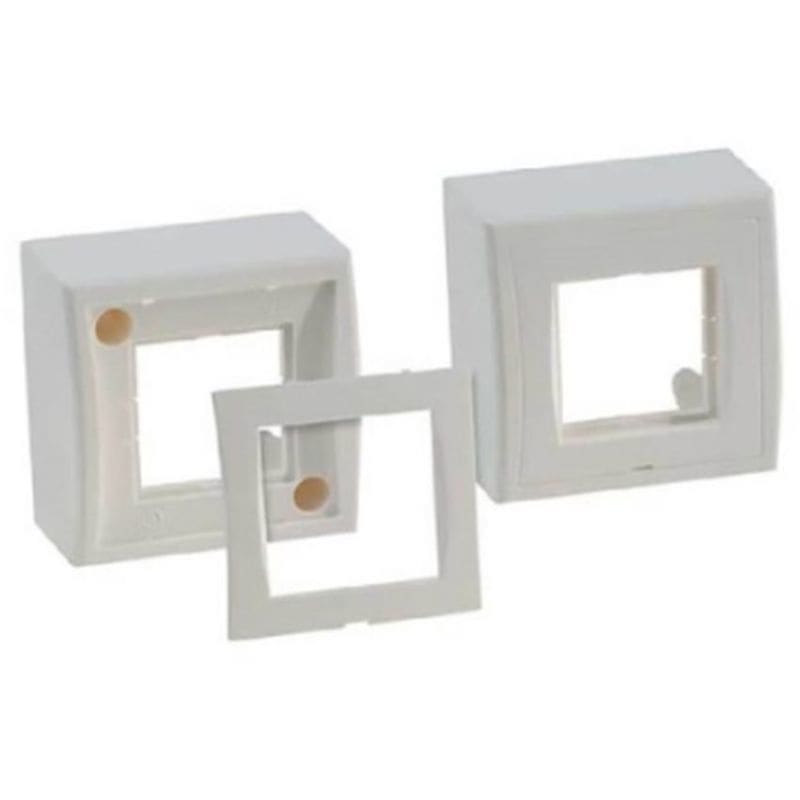 Aginode Belgium LANmark EU Style 45 x 45 Surface mount box White N200.116