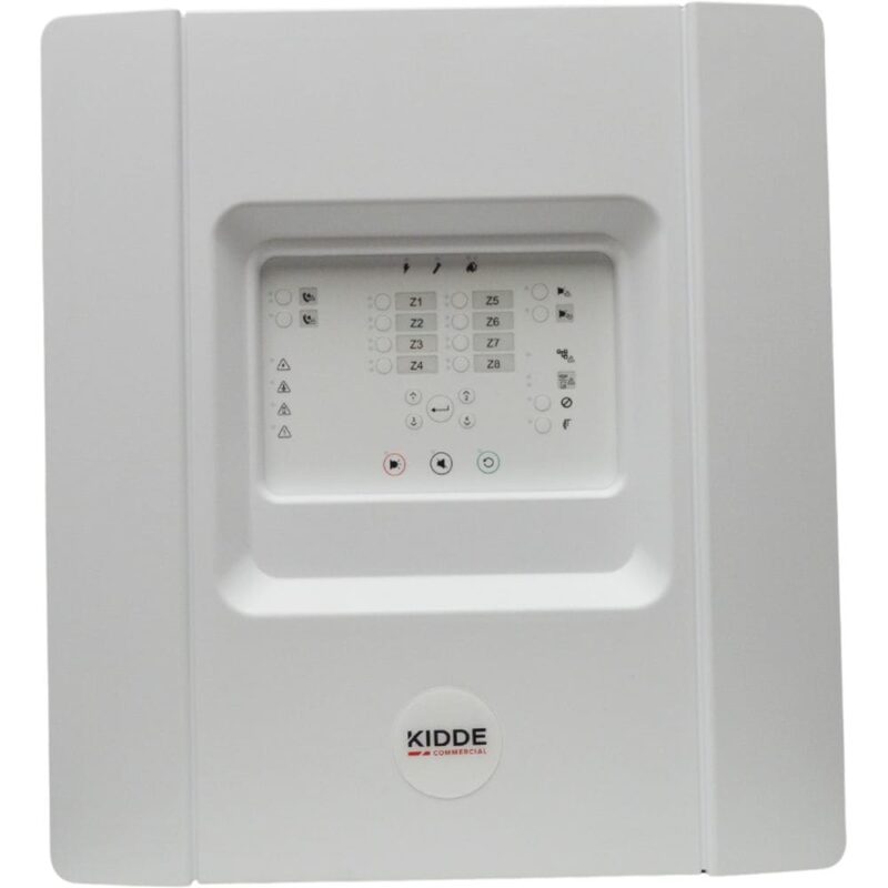 Kidde Commercial Kidde Commercial conventioneel brandpaneel met gebruikersinterface   8 zones NC-PF8