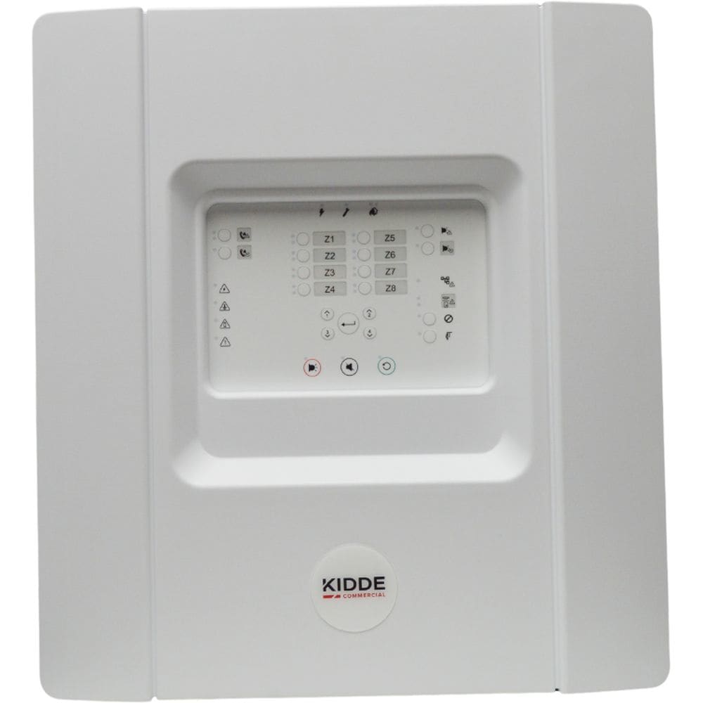 Kidde Commercial Kidde Commercial conventioneel brandpaneel met gebruikersinterface   8 zones NC-PF8