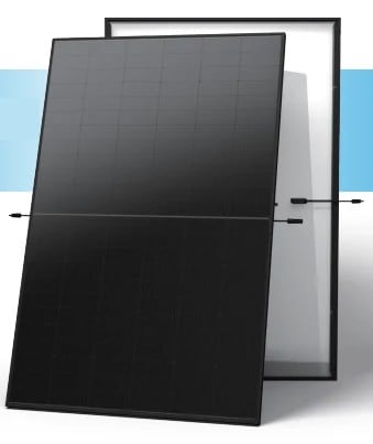 Trina Solar PV Paneel 460Wp dual glass TOPCON full black 1762x1134x30 21kg 23% eff NEG9R25-460